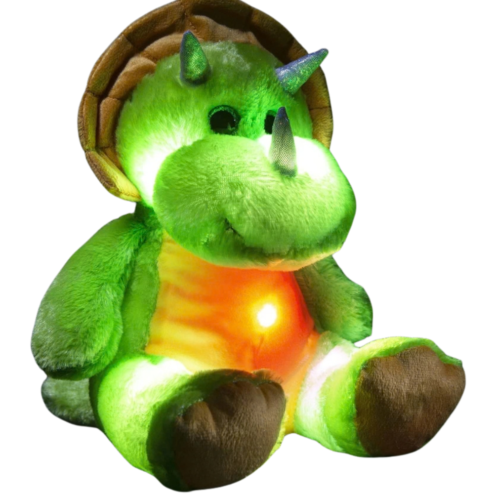 abeec Light Up Dinosaur Plush Toy LED Night Light 6 Colour Changing Soft Teddy