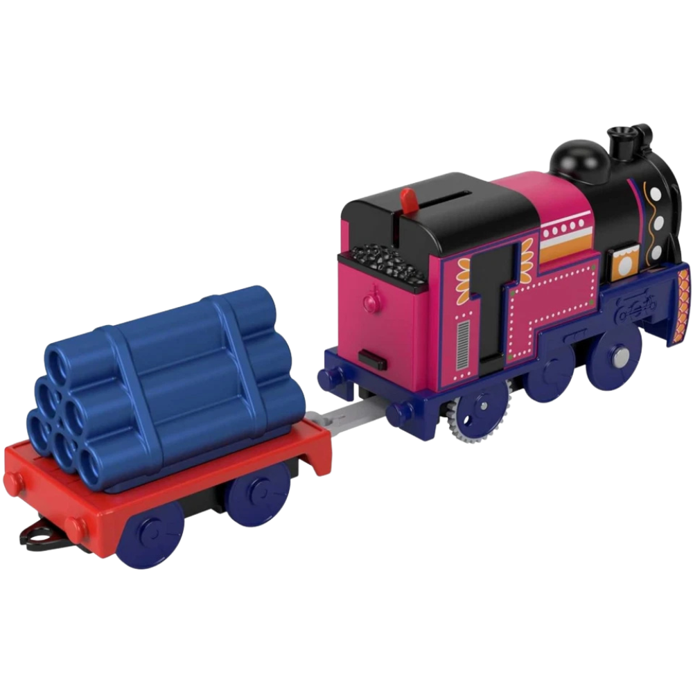 Thomas & Friends Ashima Motorized Train Battery Powered Engine Cargo Car Kids Railway Toy Set