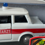 Trabant 601 Notarzt Ambulance Diecast Model Car Toy 1:32 Scale East Germany
