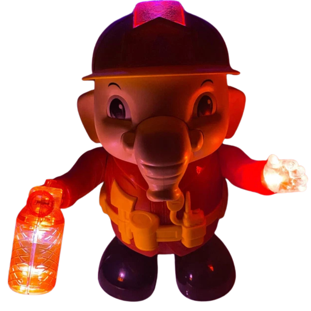 Dancing Fire Elephant Musical Toy with Lights Singing & Interactive Movement