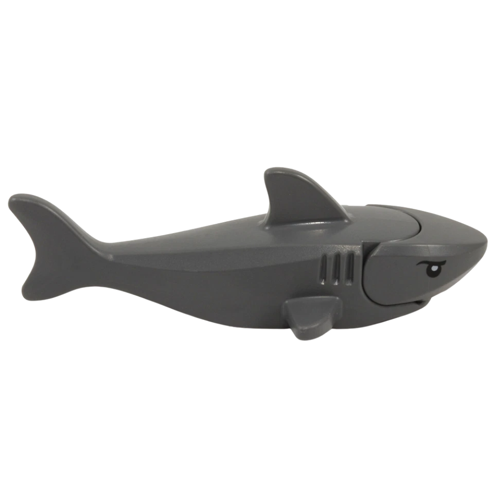 LEGO Shark Figure 14518 Deep Sea Animal Accessory with Printed Eyes City Ocean