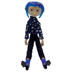 Coraline Sweater 7" 20cm Display Action Figure Collectible Toy Blue