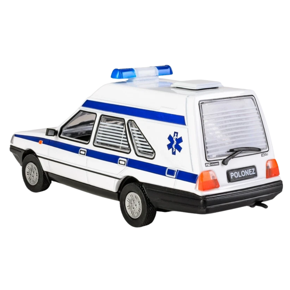 Polonez Cargo Ambulance Diecast Model Car 1:43 Scale Polish Classic Vehicle Toy