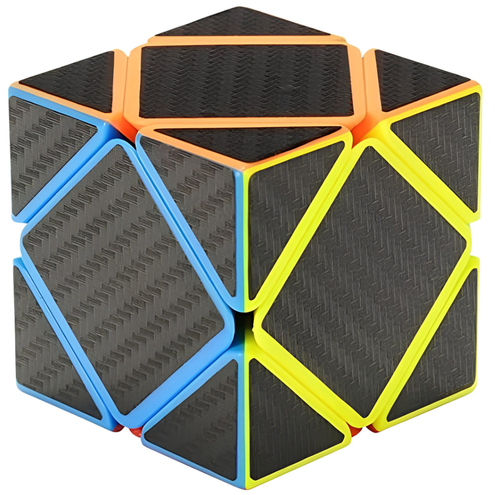 MoYu Skewb Cube Puzzle with Carbon Fibre Design Smooth Turning Magic Cube Toy for Kids Adults