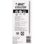 Bic Evolution Next Generation No. 2 Hb Pencils 24 Pack with Eraser Rubber Ends Set
