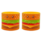 Hamburger Magic Spring Slinky Fidget Toy Kids 3+