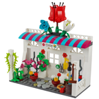 LEGO Flower Shop Florist Store with Plants, Flowers, Glass Windows & Accessories