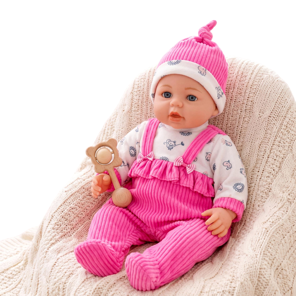 BiBi Doll 18" Soft Body Interactive Baby Doll or 2-Pack Doll Clothes Set Choose