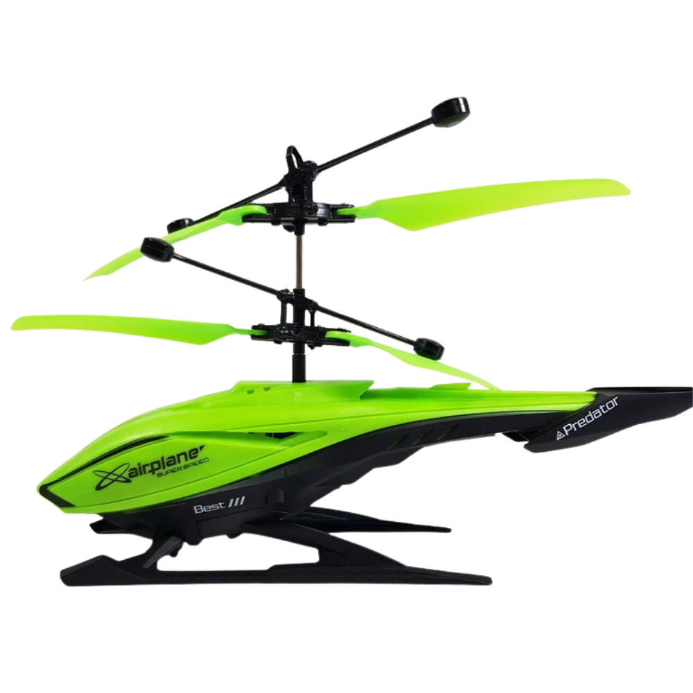 RC Predator Helicopter UFO 1-Channel Induction Laser Pistol Remote Control Kids Toy