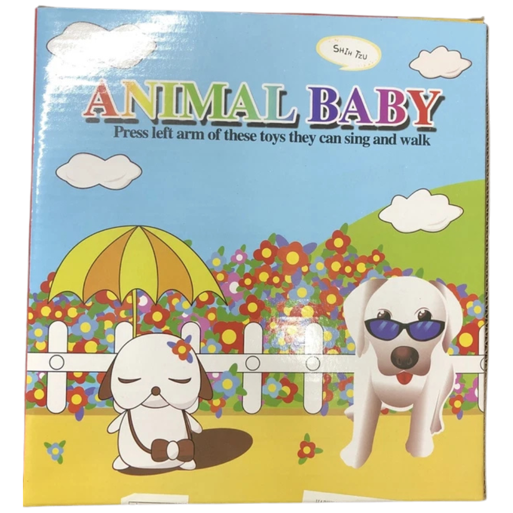 Electronic Toy Dog with Remote Control Walking and Barking Puppy Pet for Kids Fun Gift