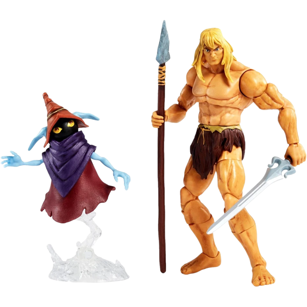 Masters of the Universe Revelation Savage He-Man Action Figure Collectible Toy