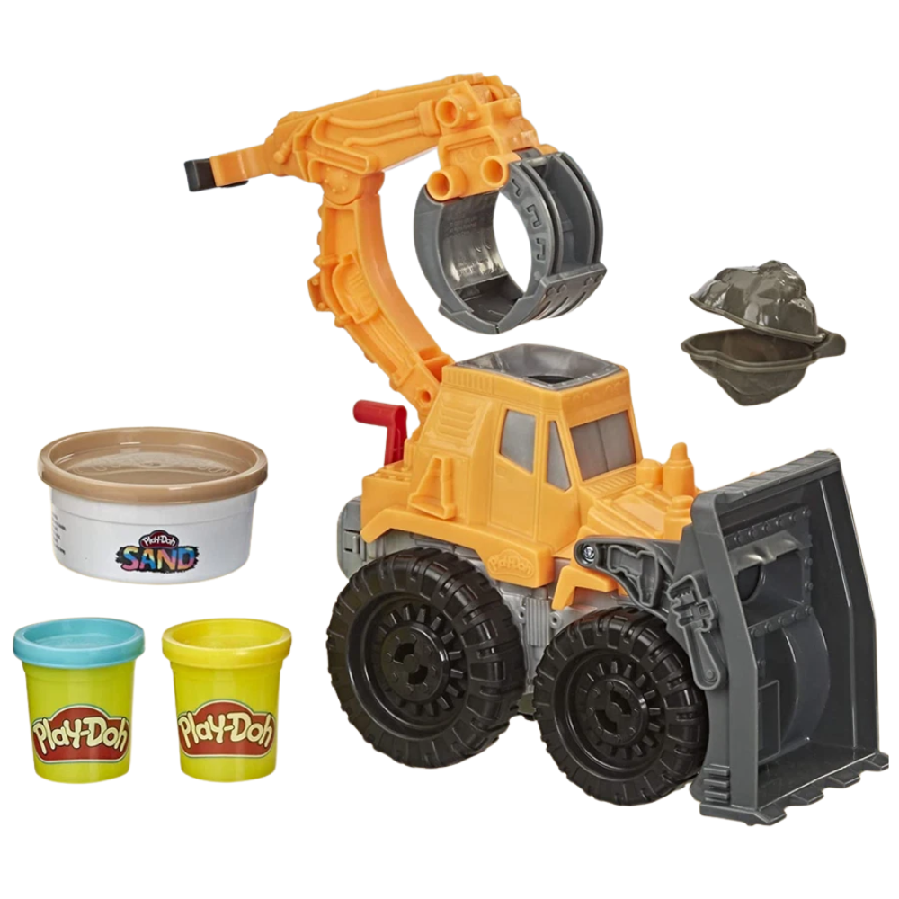 Play-Doh Wheels Front Loader Toy Truck with Non-Toxic Compound 2 Colours Kids Creative Set