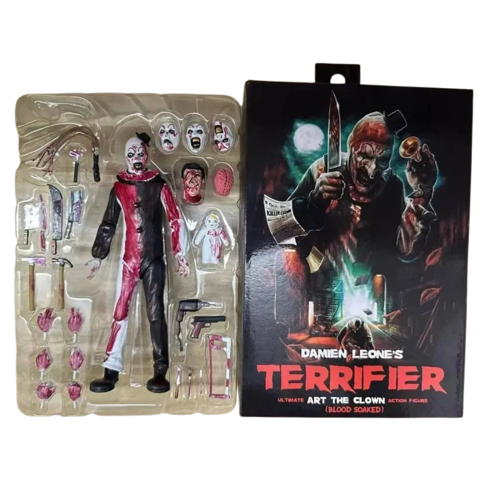 Terrifier Art The Clown Blood Soaked 7" Action Figure New in Box