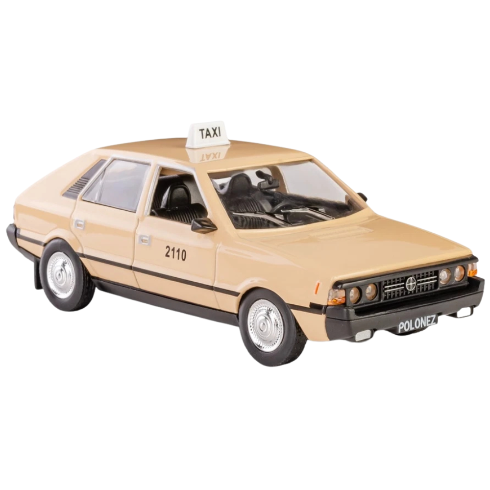 Fso Polonez 1500 Polish Taxi Classic Diecast Car Model Toy 1:43 Scale Collectible Vehicle