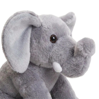 Aurora World Destination Nation Elephant Plush Toy 10 Inch Soft Grey Stuffed Animal Gift
