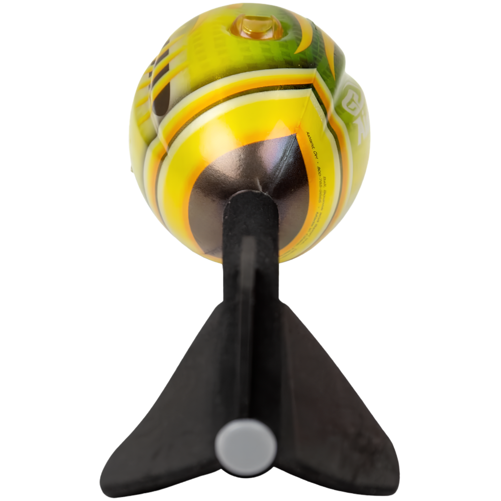 Flying Whistle Ball Lightweight Durable Foam Indoor & Outdoor Toy with Easy-Grip Handles for Kids