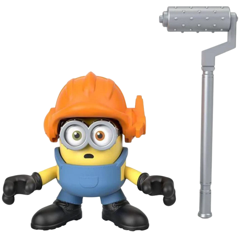 Despicable Me Minions Imaginext Stuart Figure with Helmet Battle Accessory Kids Toy Set