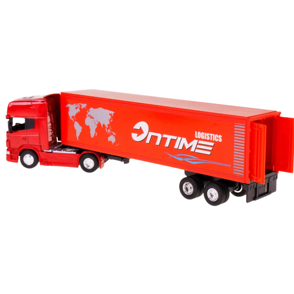 Welly Scania V8 R 730 Logistics Transporter Truck Diecast Model 1:64 Scale Toy Vehicle