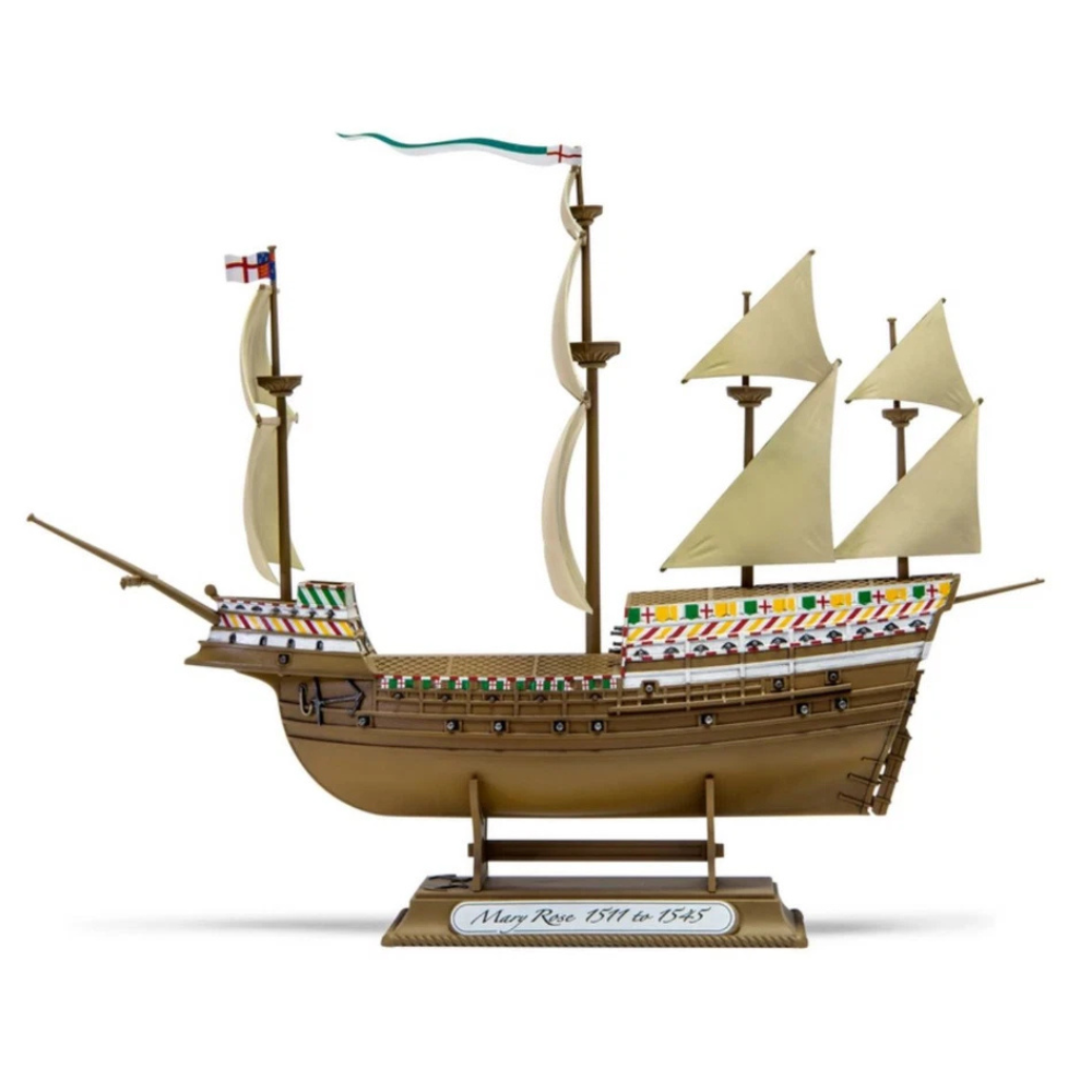 Airfix Mary Rose Starter Set 1:400 Model Ship Kit with Paints Glue Brush & Decals Age 8+