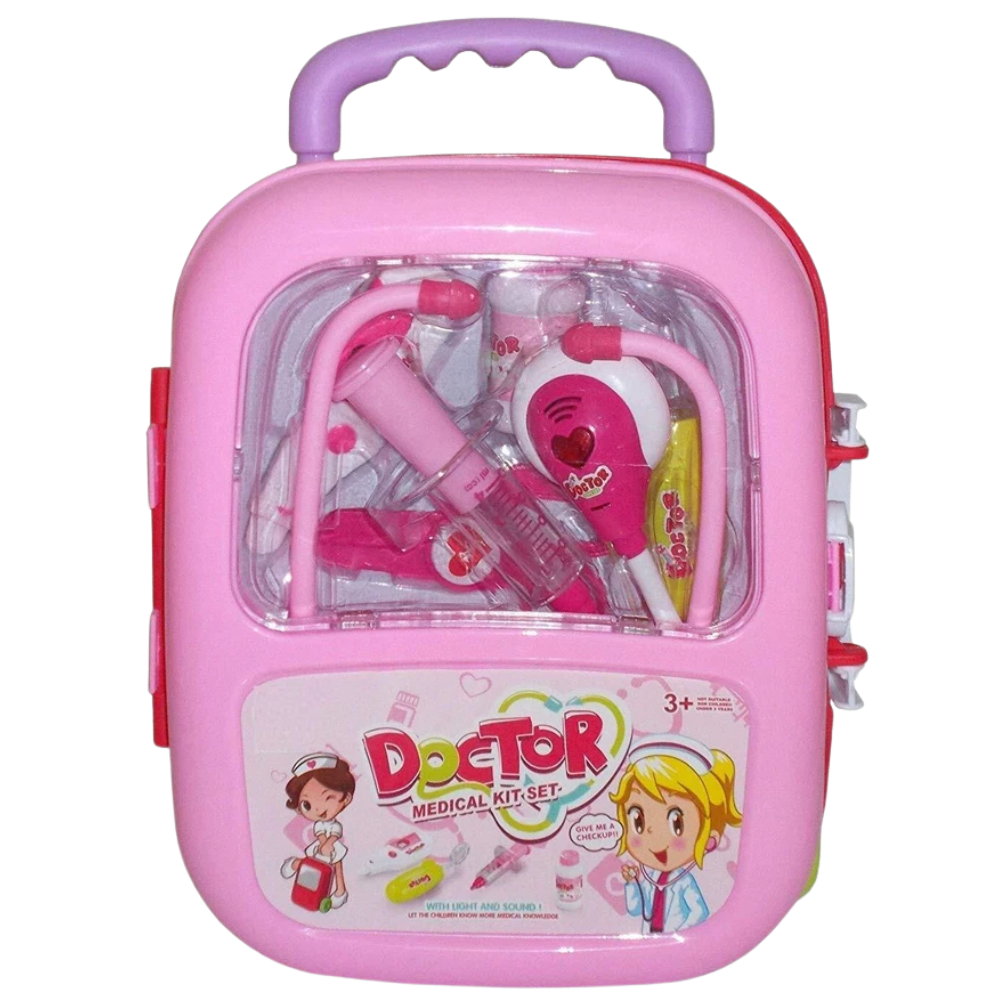 Kids Doctor Set Medical Play Trolley Nurse Pretend Role Play Toy Kit for Boys and Girls