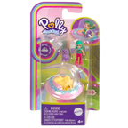 Polly Pocket Compact Playset with Micro Dolls & Metal Vehicle Mattel Gvm22 / Hkv55