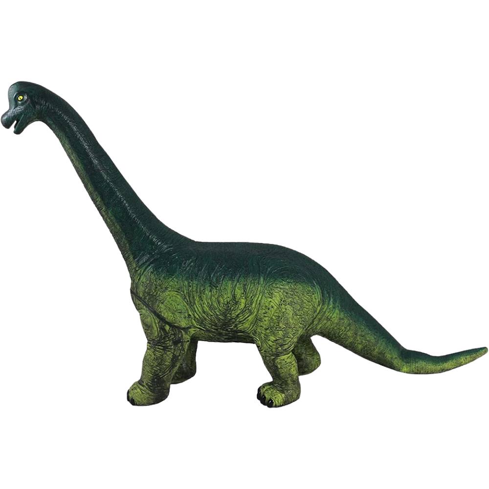 Large Brachiosaurus Dinosaur Toy, Soft Rubber Jurassic Dino Gift for Kids Boys Girls