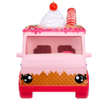 MGA Yummiland Lip Gloss Truck Playset with 2 Num Noms and DIY Chocolate Cake Gloss Kits