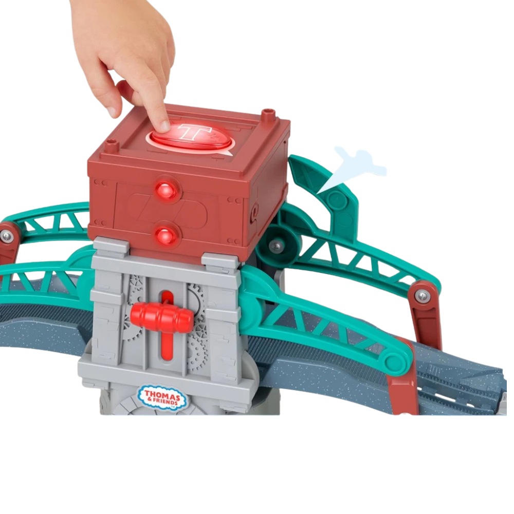 Thomas & Friends Talking Bulstrode with Which-Way Bridge Railway Playset New