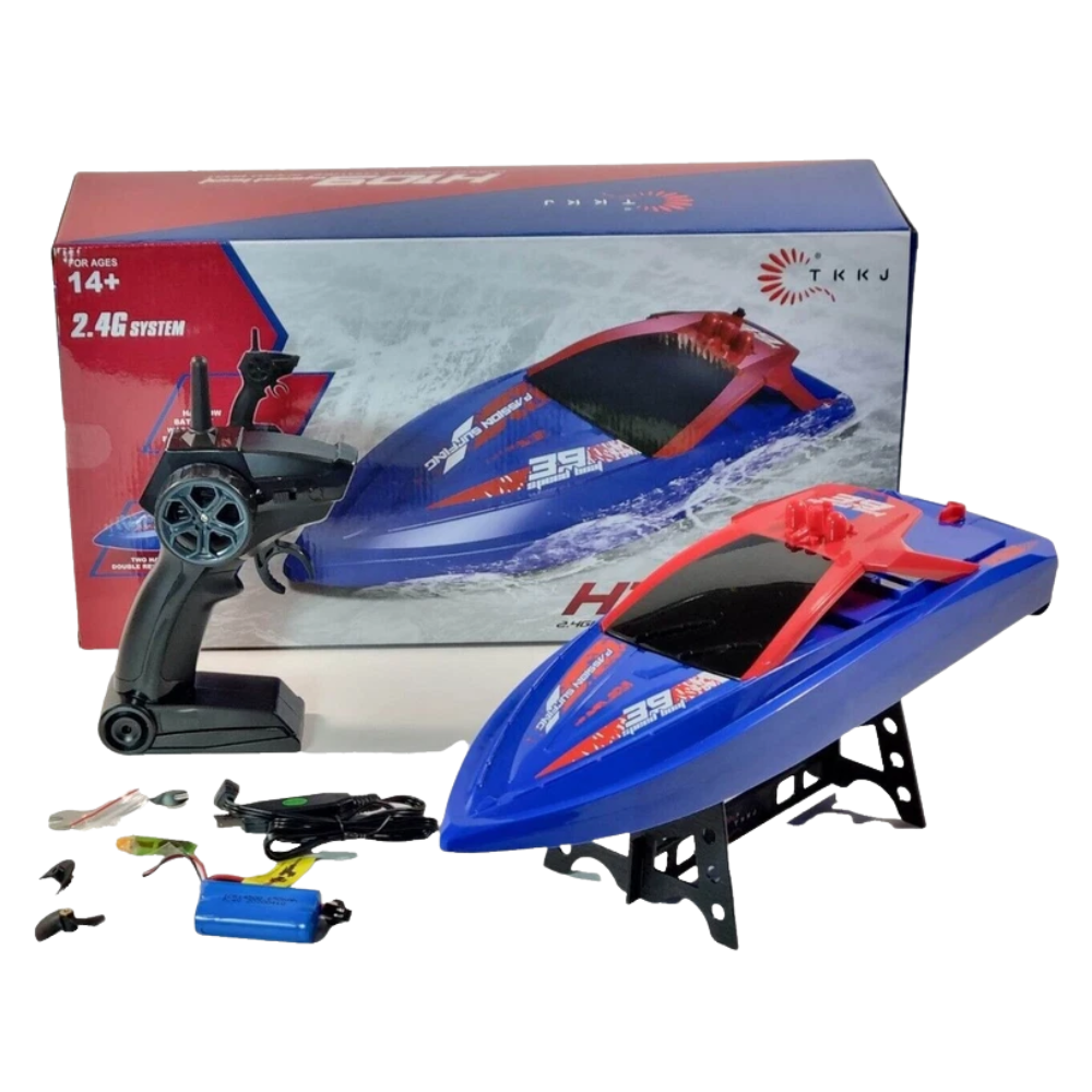 RC Racing Boat H109 1:28 Atlantic Yacht 35km/h 2.4GHz Twin Motor Kids 6+