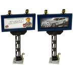 LEGO Billboard Advertisement Sign with 7 Inserts Custom Kit