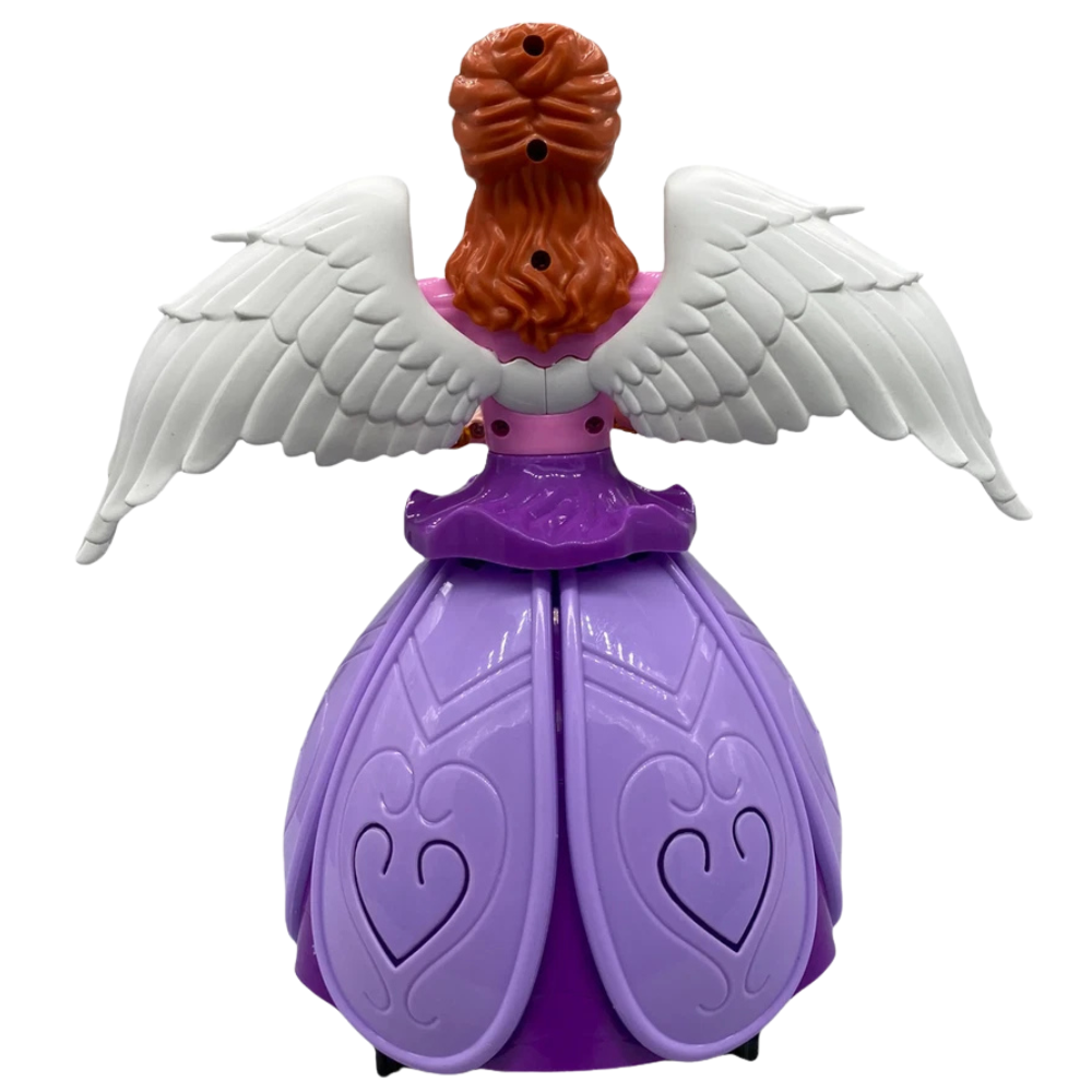 Disney Princess Flutter Spin Dancing Light Doll Toy Music Lights Bump & Go