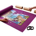 Puzzle Roll Up Mat for 3000-Piece Jigsaw Puzzles Portable Storage Saver Mat for Easy Move