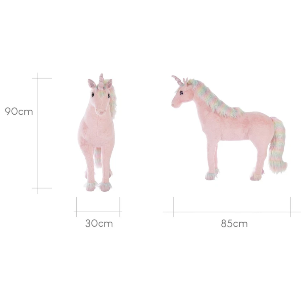 CuddleCo Giant Standing Unicorn Plush Toy Large Soft Stuffed Animal for Kids