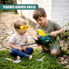 Kids Garden Hedge Trimmer Toy Battery-Powered Lights & Moving Action Garden Tool