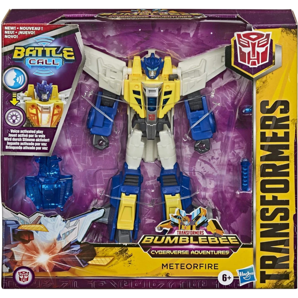 Transformers Cyberverse Meteorfire Battle Call Trooper Class 5.5 Inch Action Figure 6+
