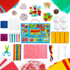 Giant Craft Kit for Kids Arts and Crafts Supplies Set Creative Activity Craft Box Fun
