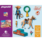 Playmobil 70697 Dreamworks Spirit Untamed Rodeo Pru 20-Piece Playset Toy for Kids