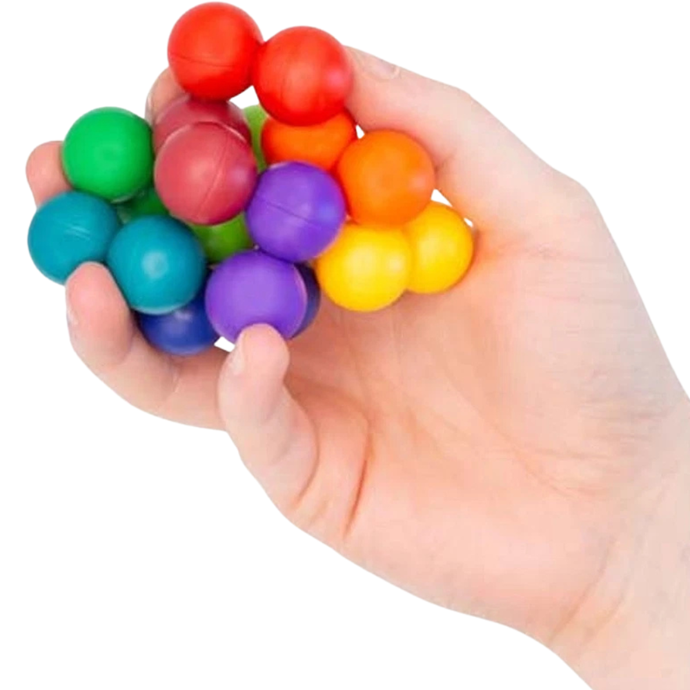 Jumbly Balls Sensory Fidget Toy 20-Piece Tactile Stress Relief Toy for Kids Adults