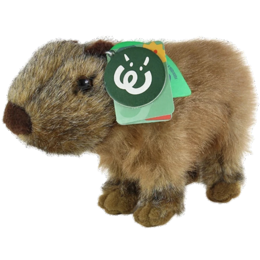 Living Nature Capybara 20cm Plush Soft Toy Animal Teddy Wildlife Gift Cute Cuddly Nature Toy