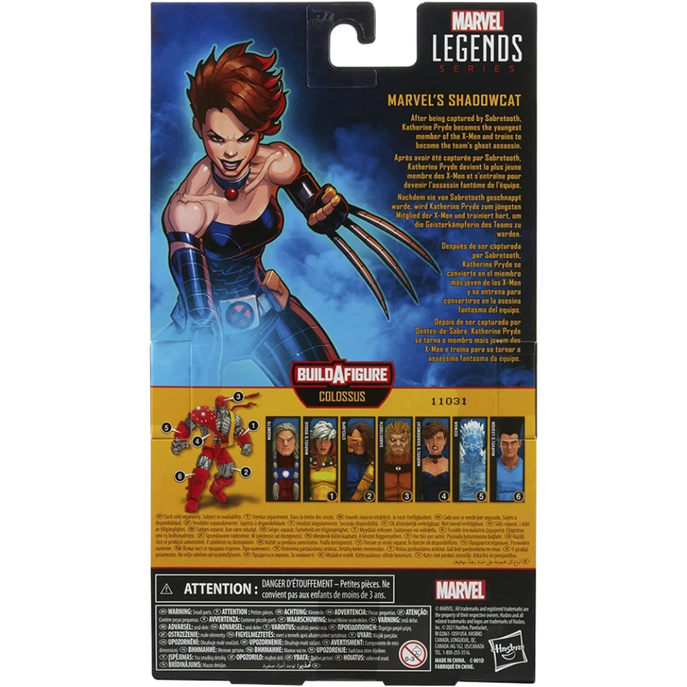 Marvel X-Men Legends Series Shadowcat 6in Collectible Action Figure Toy for Fans Display