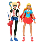 6pcs DC Comics Super Hero Girls Harley Quinn Batgirl Kid Action Figures Doll Toy