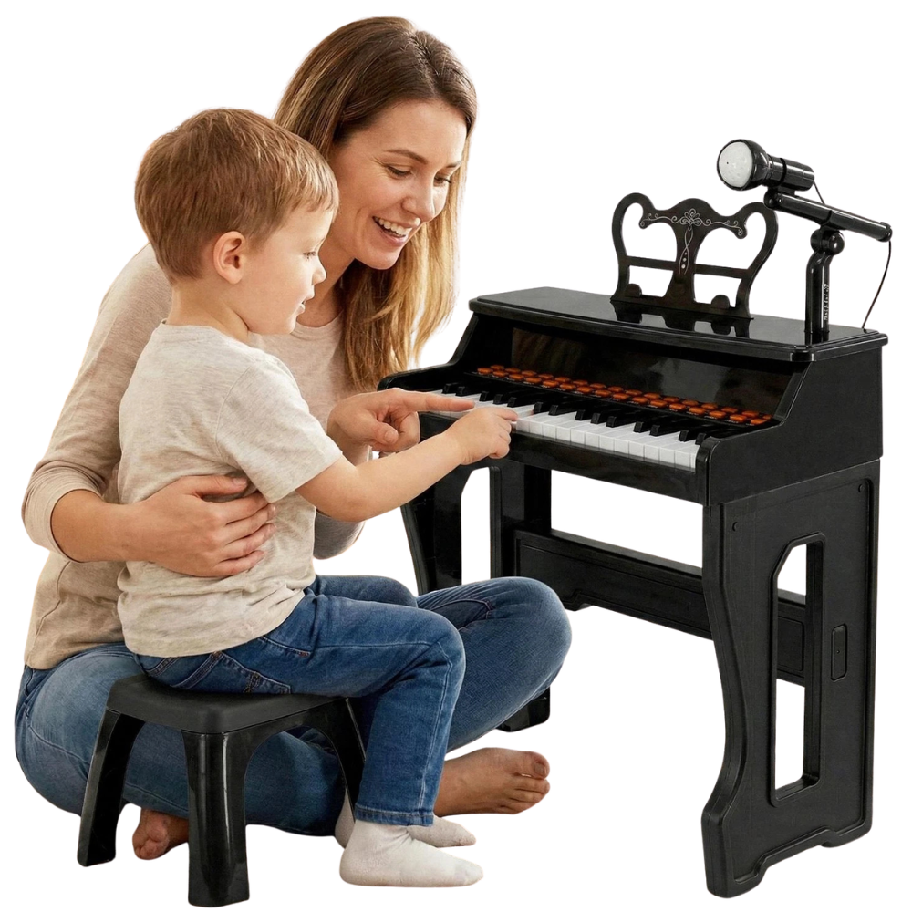 Kids Electronic Piano Keyboard 37 Keys Musical Instrument with Microphone
