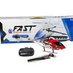 Remote Control Shark Helicopter 3.5ch 2.4ghz Metal Alloy Rc Helicopter Led Lights 14+