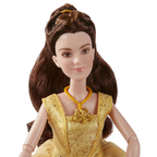 Disney Beauty and the Beast Belle Enchanting Ball Doll Golden Ball Gown with Hairpiece Necklace & Shoes