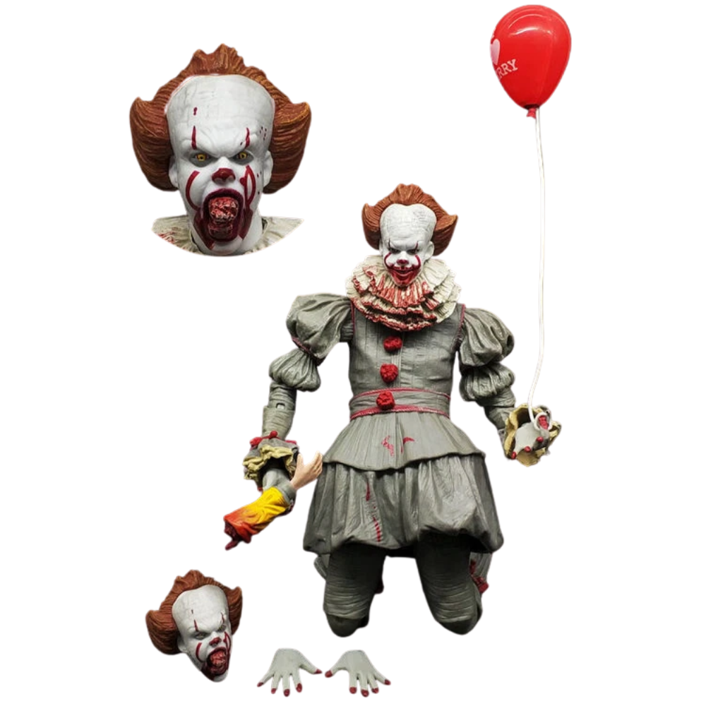 NECA IT Chapter 2 Pennywise Bloody Clown 7" Ultimate Action Figure