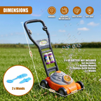 Kids Bubble Lawnmower Machine with Bubble Solution Mower Bubble Maker Garden Toy Fun
