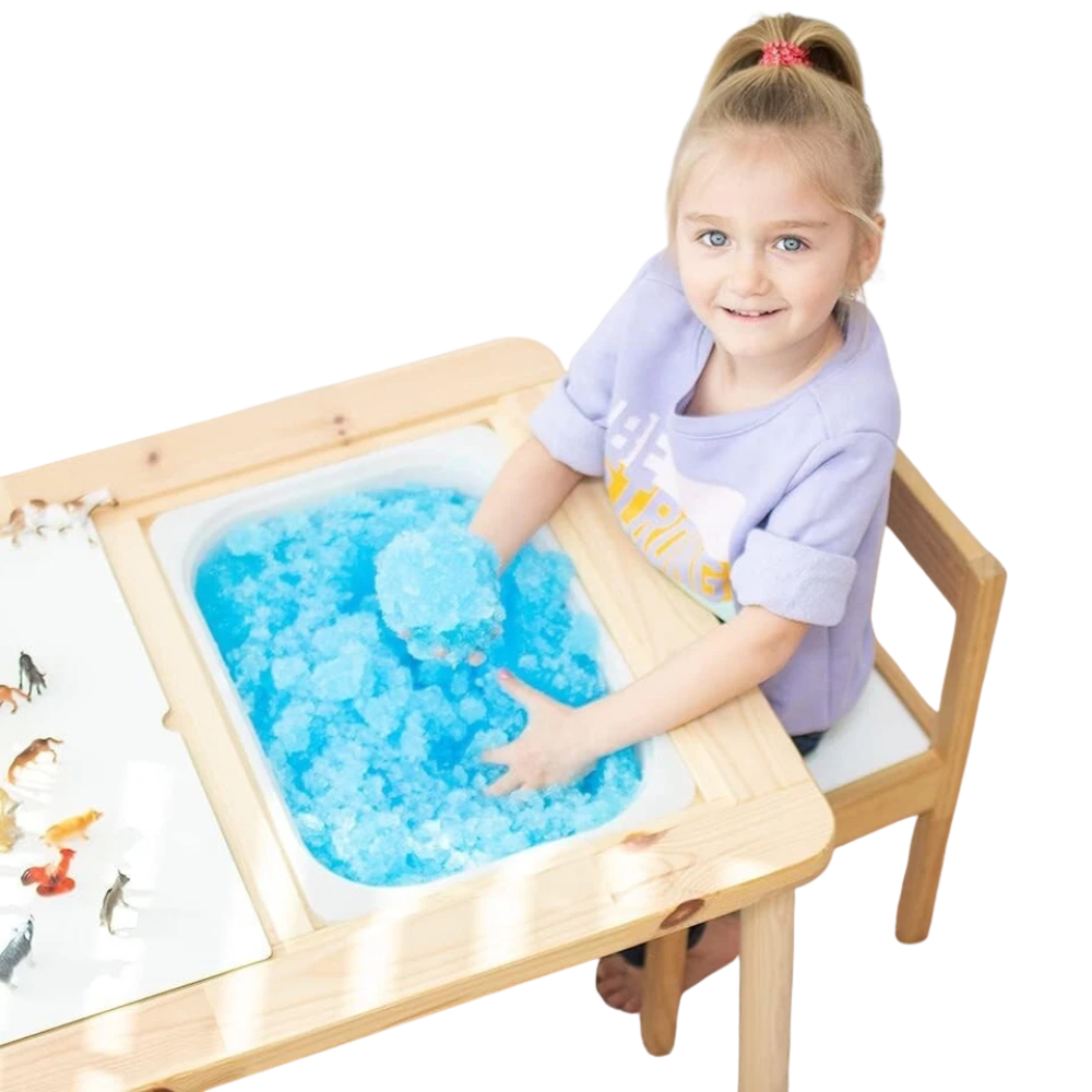 Zimpli Kids Gelli Baff Powder Pack of 2 Blue Red Colourful Goo Bath Sensory Play Toy