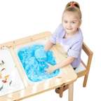 Zimpli Kids Gelli Baff Powder Pack of 2 Blue Red Colourful Goo Bath Sensory Play Toy