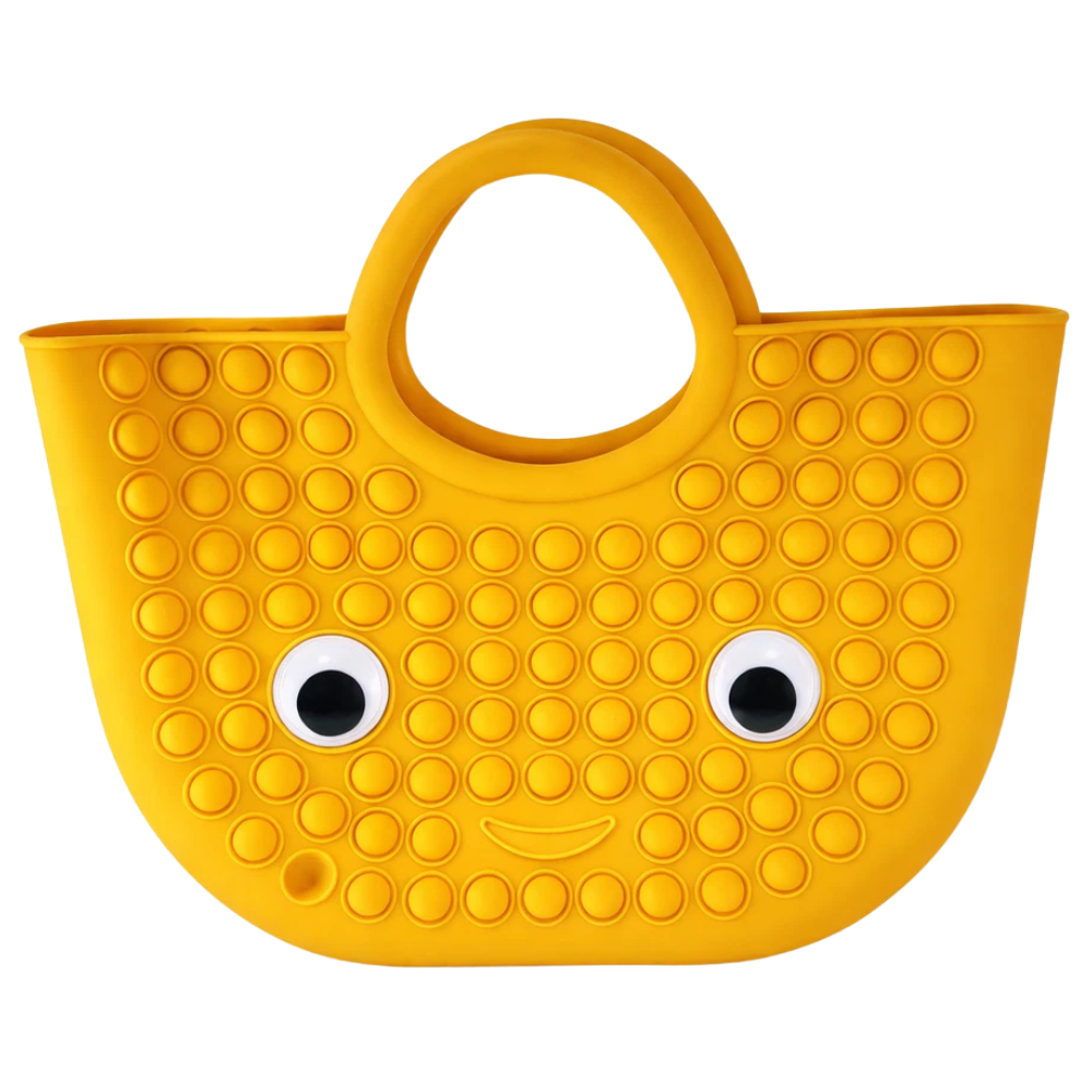 Pop It Fidget Toy Handbag for Kids Silicone Sensory Purse for Fun and Stress Relief