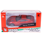 Bburago Ferrari Portofino Red Diecast Italian Sports Car Model Toy 1:43 Scale Collectible